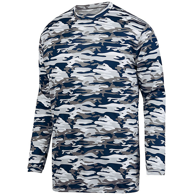 Youth Mod Camo Long Sleeve Wicking Tee