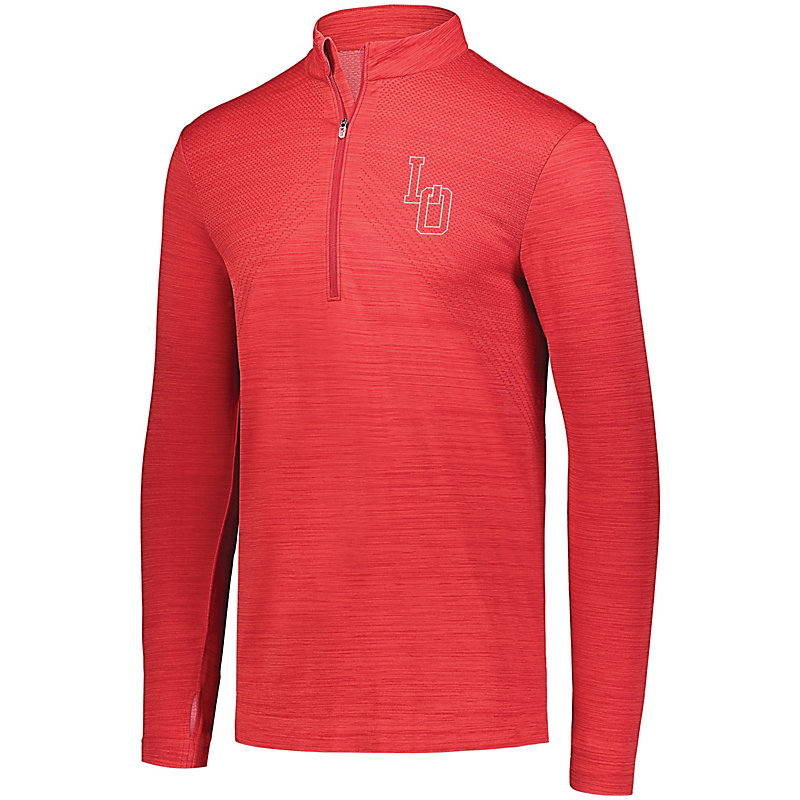 STRIATED 1/2 ZIP PULLOVER